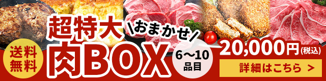 【送料無料】おまかせ肉BOX(超特大) 6～10品目 29日 肉の日 限定