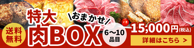 【送料無料】おまかせ肉BOX(特大) 6～10品目 29日 肉の日 限定